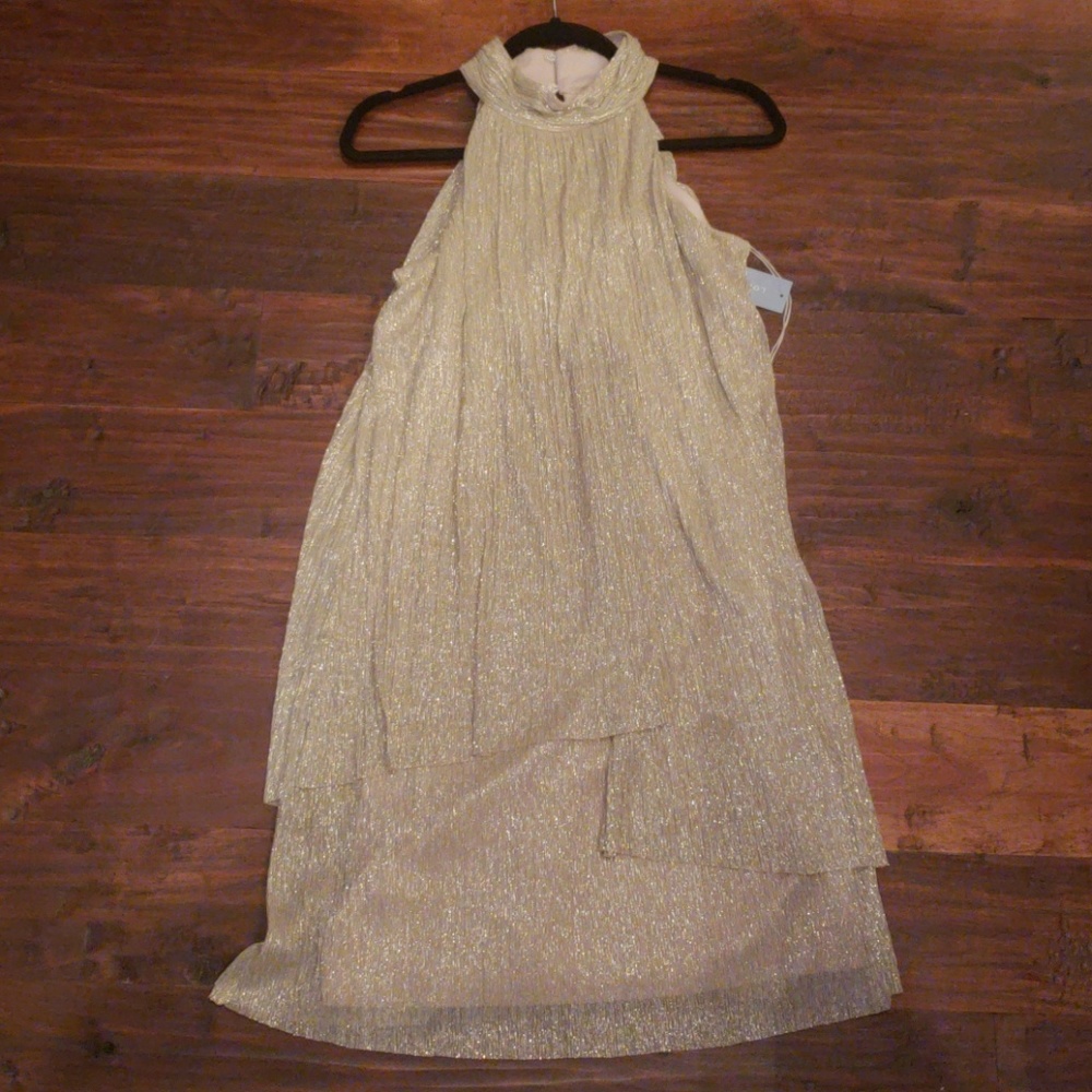 Gold Cocktail Dress
